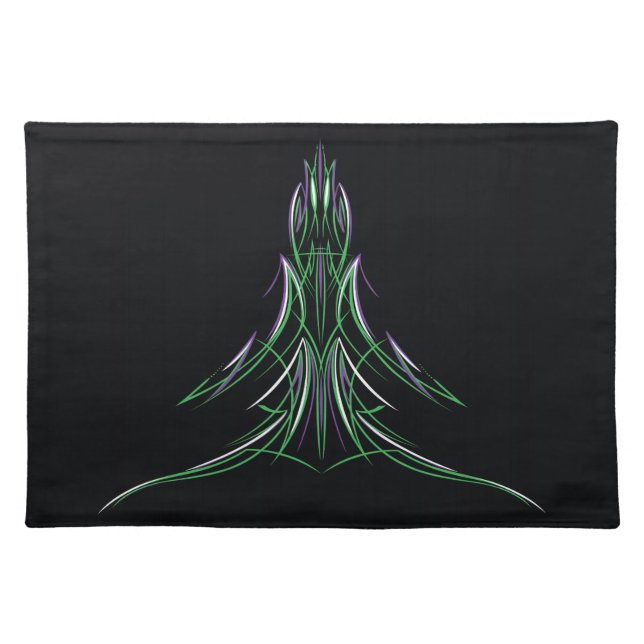 Classic Hot Rod Pinstripe 3 Placemat (Front)