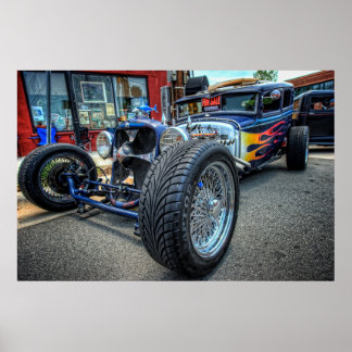 Classic Hot Rod Poster