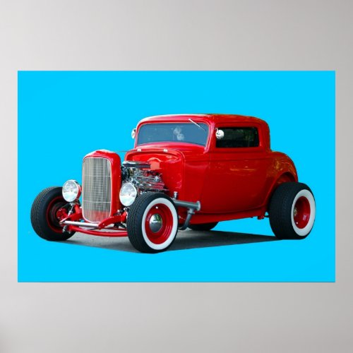 Classic Hot Rod Poster