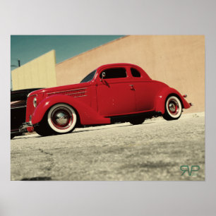 Classic Hot Rod Poster