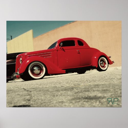 Classic Hot Rod Poster