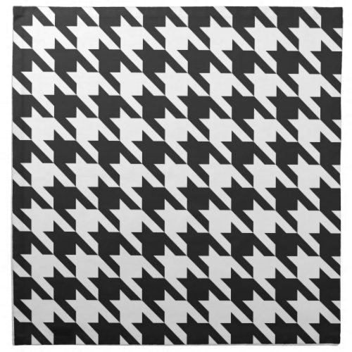 Classic Houndstooth Cloth Napkin