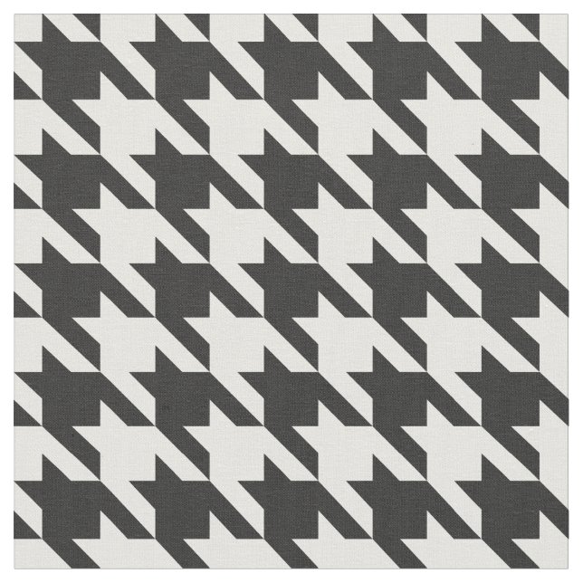 Classic Houndstooth Fabric (Close Up)