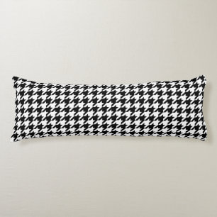 Classic houndstooth pattern Dogstooth check design Body Pillow