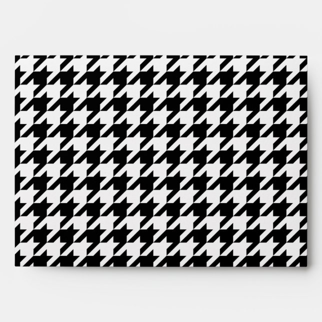 Classic houndstooth pattern Dogstooth check design Envelope (Front)