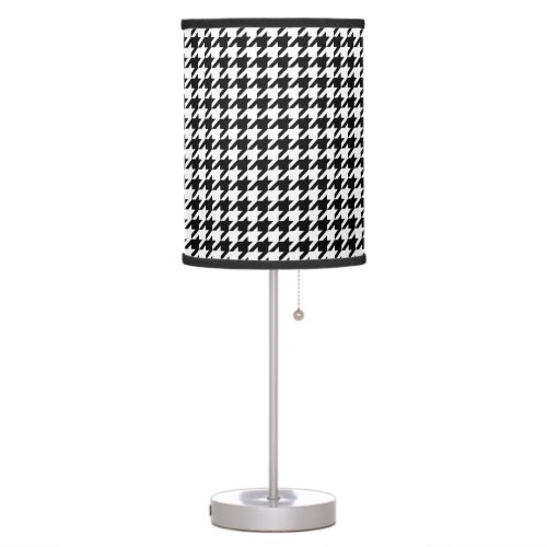 Classic houndstooth pattern Dogstooth check design Table Lamp