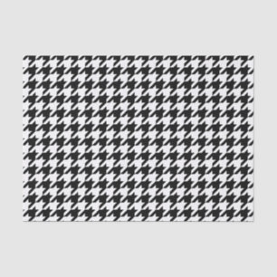 Classic houndstooth pattern Dogstooth check design Tissue Paper