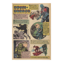Classic House Of horrors Comic Book Monsters