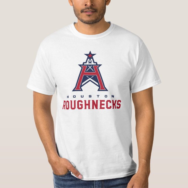 Classic Houston Roughnecks Merch T-Shirt (Front)