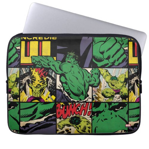 Classic Hulk Comic Book Pattern Laptop Sleeve