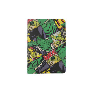 Classic Hulk Comic Book Pattern Passport Holder