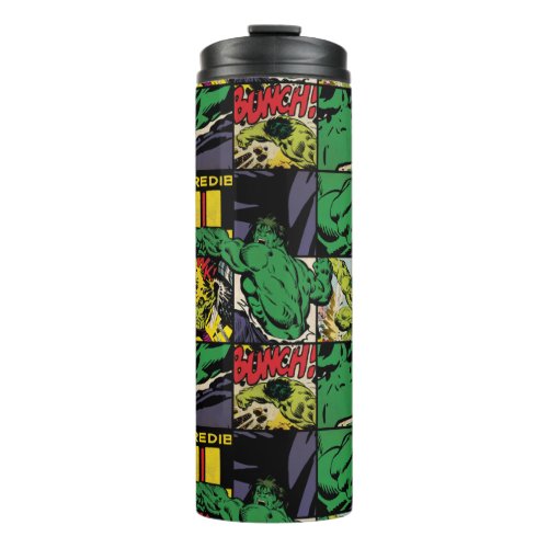 Classic Hulk Comic Book Pattern Thermal Tumbler