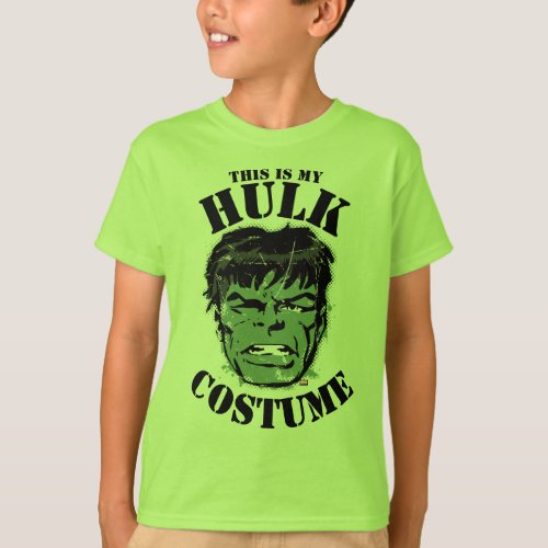 Classic Hulk This Is My Costume T_Shirt