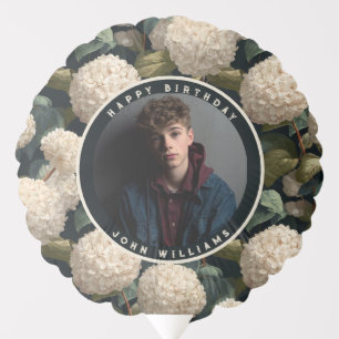 Classic Hydrangeas Birthday Balloon For Balloon Fu