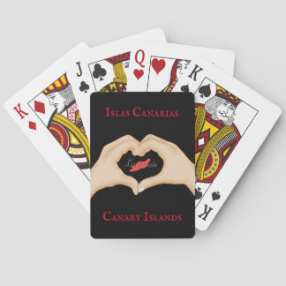 Classic I Love Lanzarote Poker Letters Cards