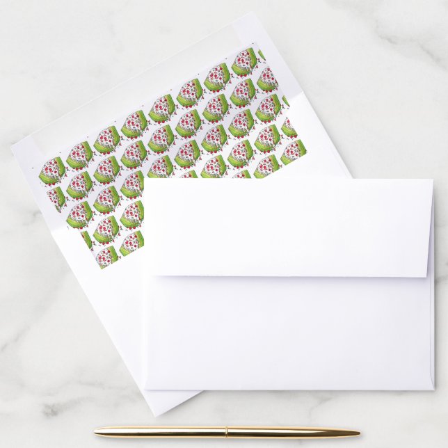 Classic Iceberg Lettuce Wedge Salad Food Foodie Envelope Liner (Desk)