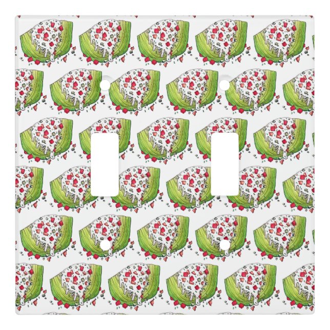Classic Iceberg Lettuce Wedge Salad Food Foodie Light Switch Cover (Front)