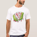 Classic Iceberg Lettuce Wedge Salad Food Foodie T-Shirt<br><div class="desc">Illustration features a classic iceberg lettuce wedge salad, topped with bleu cheese dressing, cheese crumbles, bacon, tomatoes, and chives. A restaurant menu staple! Ideal for your favorite foodie. This design is also available on other products. Lots of additional food themed illustrations are also available from this shop. Don't see what...</div>