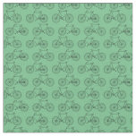 Classic Illustrated Bikes Bicycle CUSTOM BG COLOR Fabric