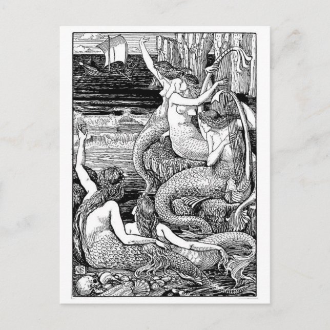 Classic Illustration Postcard (Front)