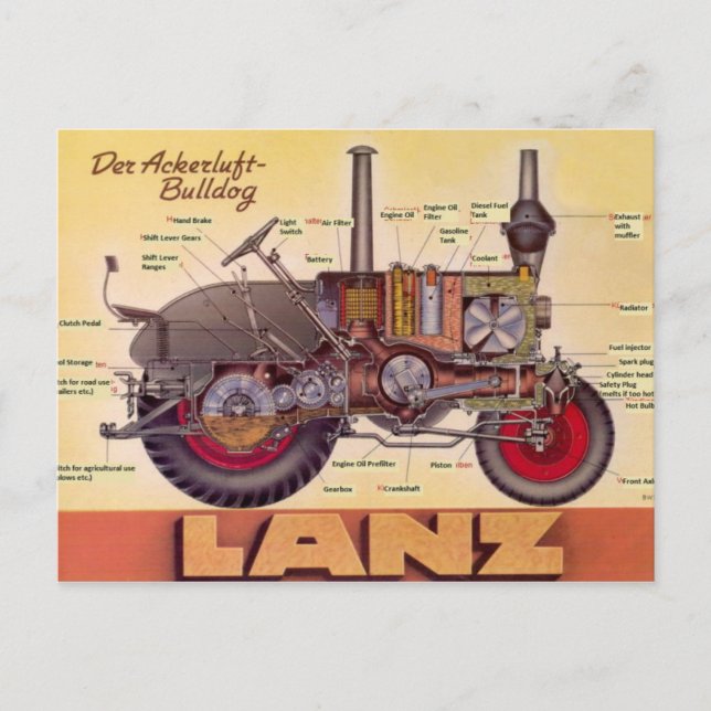 Classic Illustration Postcard (Front)