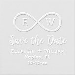 Classic Infinity Monogram Wedding Save the Date Embosser<br><div class="desc">Classic Infinity Monogram Wedding Save the Date Embosser ========</div>