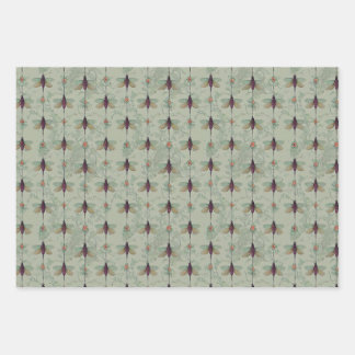 Classic Insects Pattern Wrapping Paper Sheets