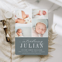 Classic Introduction | Multi Photo Birth Announcement