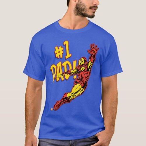 Classic Iron Man 1 Dad T_Shirt