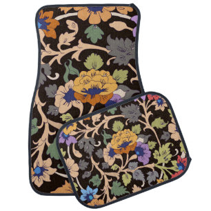 Classic Islamic: Floral Seamless Ornament Car Floor Mat
