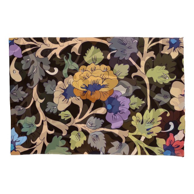 Classic Islamic: Floral Seamless Ornament Pillow Case (Front)