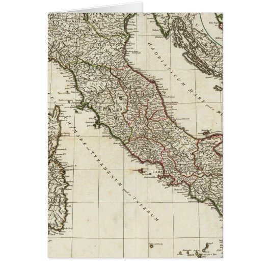 Classic Italian Map Cards (Front)