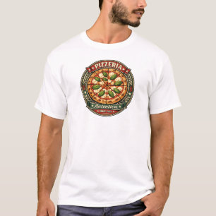 Classic Italian Margherita Pizza Graphic Tee