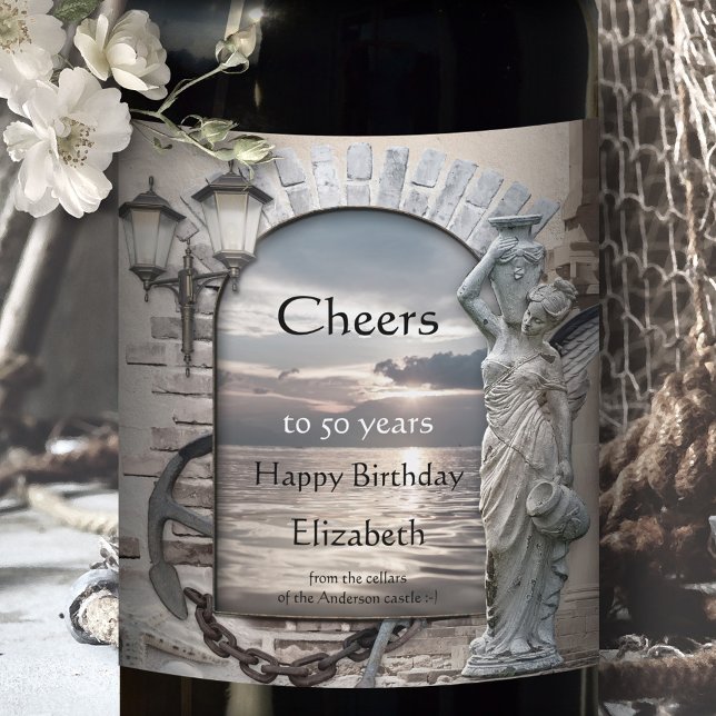 Classic Italian Nautical Wine Label (Creator Uploaded)