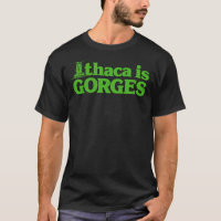Classic Ithaca is Gorges Kelly Green Classic T-Shi