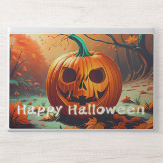Classic Jack-o-Lantern Autumn Forest Scene HP Laptop Skin