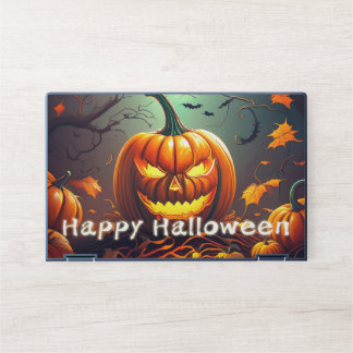 Classic Jack-o-Lantern Bats Twisted Tree Art HP Laptop Skin