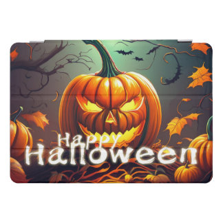 Classic Jack-o-Lantern Bats Twisted Tree Art iPad Pro Cover