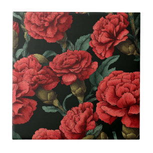 Classic Japanese Carnation Tiles For Kitchen Floor
