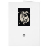 Classic japanese vintage ukiyo-e wandering poet (Back)