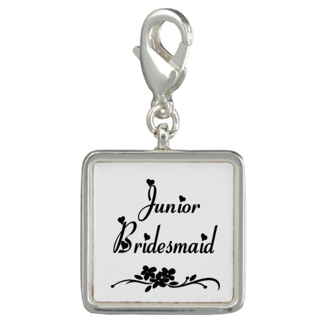 Classic Junior Bridesmaid Charm (Front)