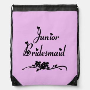 Classic Junior Bridesmaid Drawstring Bag