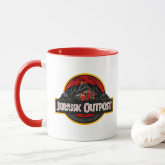 'Classic Jurassic' Jurassic Outpost Logo Mug