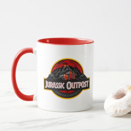 Classic Jurassic Jurassic Outpost Logo Mug