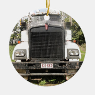 Classic Kenworth Truck Ceramic Ornament