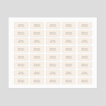 Classic Kid's Name Boy & Girl Clothing Labels