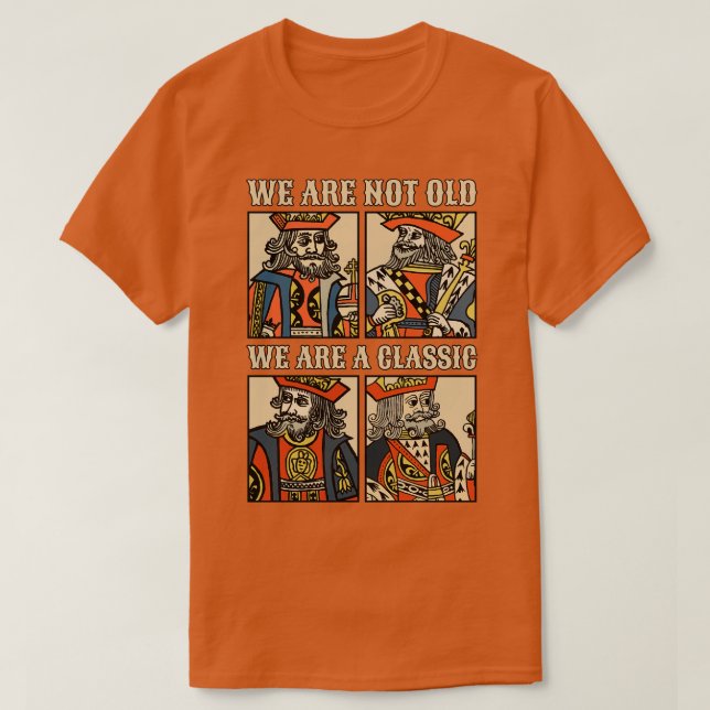 Classic King Character of Playing d T-Shirt (Design Front)