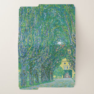 Classic Klimt Green Nature Landscape Fine Art File Folder