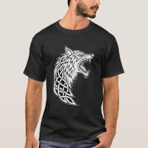 Classic Knotwork Fenrir u2013 Nordic Wolf & Norse 