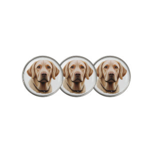 Classic Labrador Retriever Illustration Golf Ball Marker